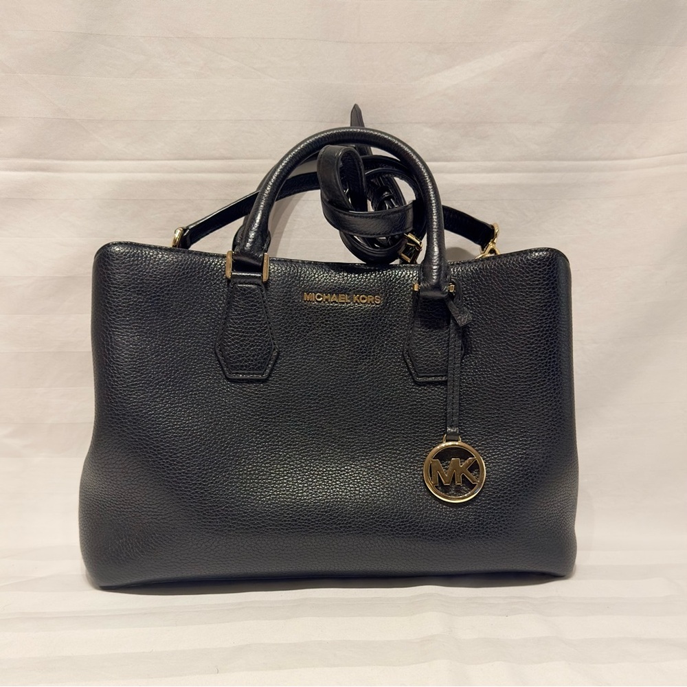 Michael Kors Camille Large Satchel Shoulder Crossbody Bag
Pebbled Leather